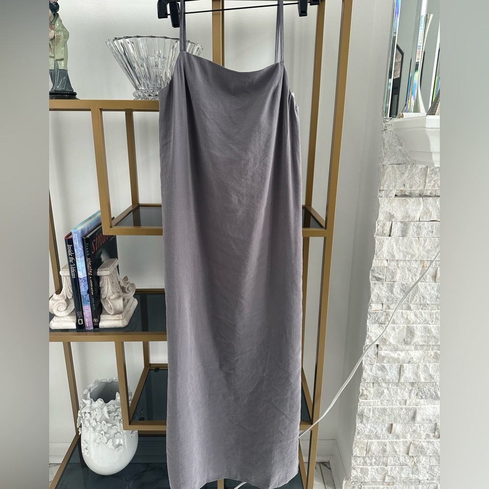 Topshop Charcoal Maxi Dress